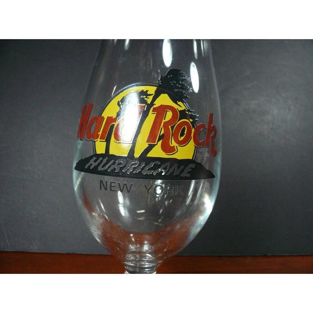 Hard Rock Cafe New York Hurricane Glass